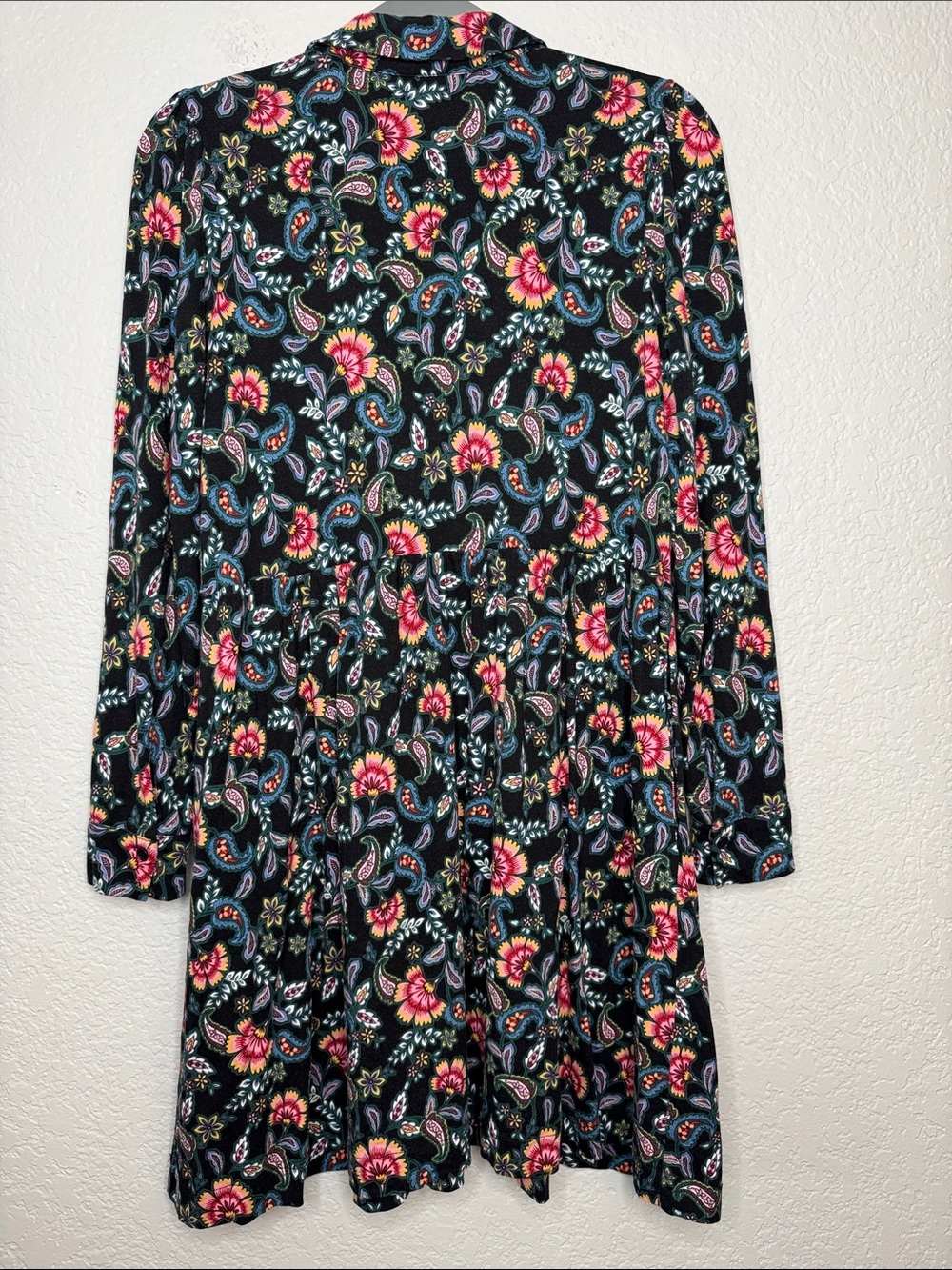 Boden Button Down Shirt Dress 10P Floral Flowy Bump Nursing Friendly - Picture 4 of 5